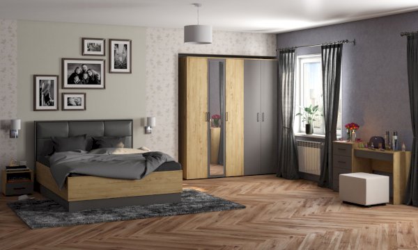 Модульная спальня Бруно (МелВери)